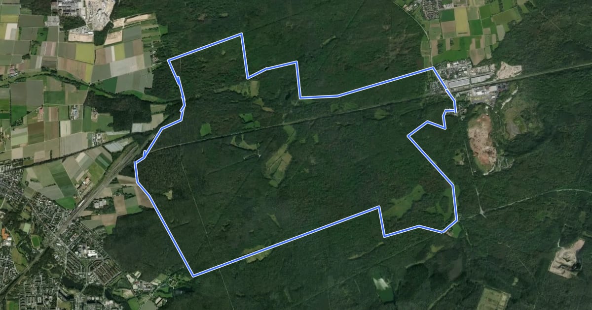 Маршрут Rundwanderweg Messel 3: Kranichsteiner Weg на спутниковом снимке