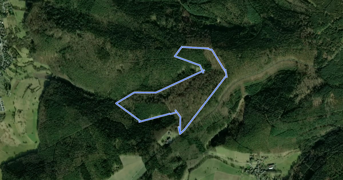 Маршрут Rundwanderweg Michelstadt Habermannskreuz 2: Wildwiesenweg на спутниковом снимке