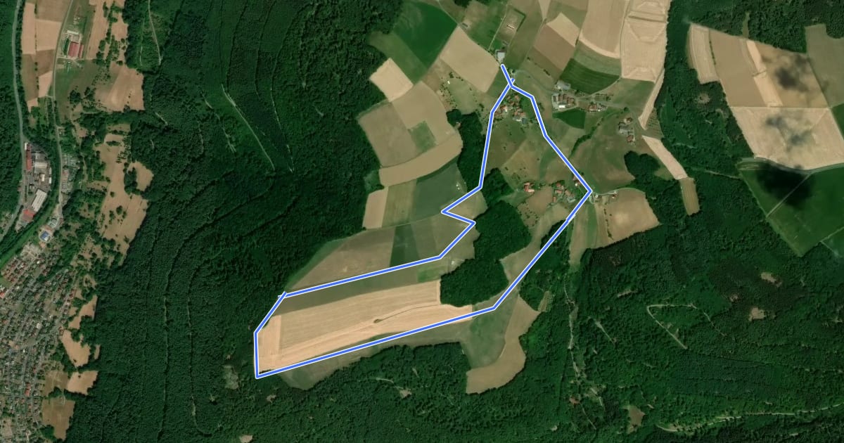 Маршрут Rundwanderweg Miltenberg Monbrunn 2: на спутниковом снимке