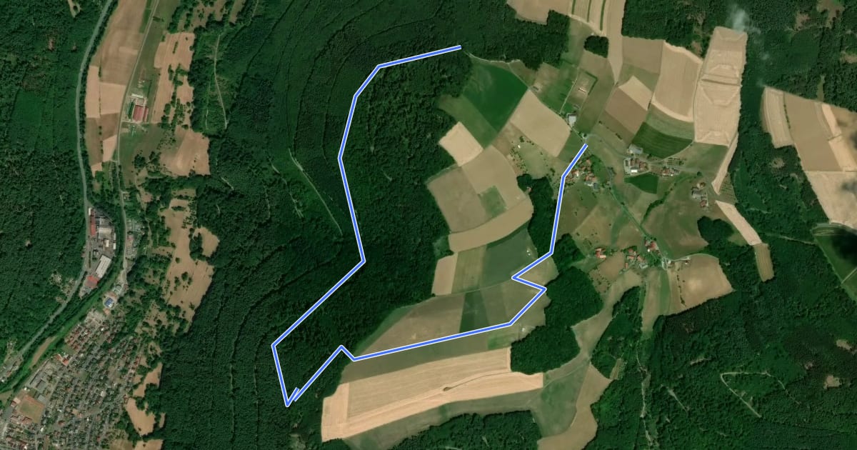 Маршрут Rundwanderweg Miltenberg Monbrunn 3: на спутниковом снимке