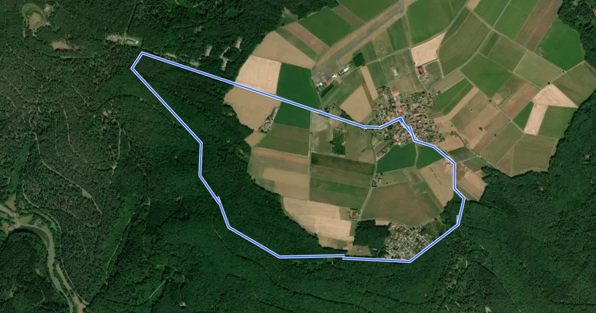 Маршрут Rundwanderweg Miltenberg Rund um Mainbullau 9: на спутниковом снимке