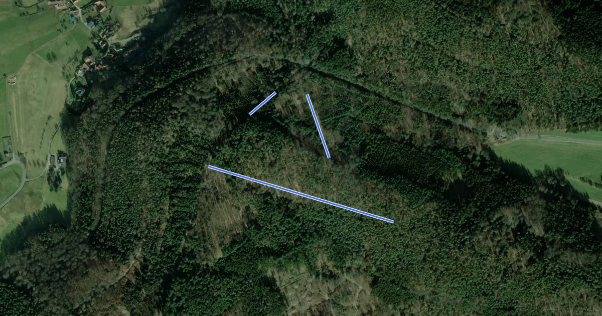 Маршрут Rundwanderweg Mossautal Dehnbuche 1: Hasenholz-Weg на спутниковом снимке