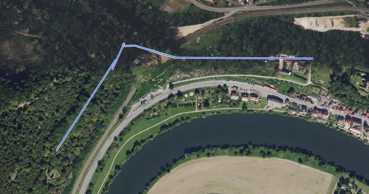 Маршрут Rundwanderweg Neckarsteinach Unter den 4 Burgen 1: Burgen-Weg на спутниковом снимке
