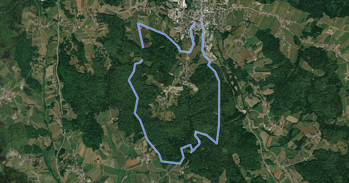 Маршрут Rundwanderweg Nr. 7: Ochsenberg - Am heißen Stein на спутниковом снимке