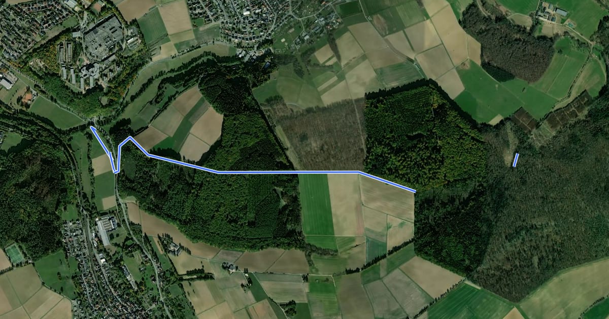 Маршрут Rundwanderweg Oberselters 2 Rund um den Kuhgraben на спутниковом снимке