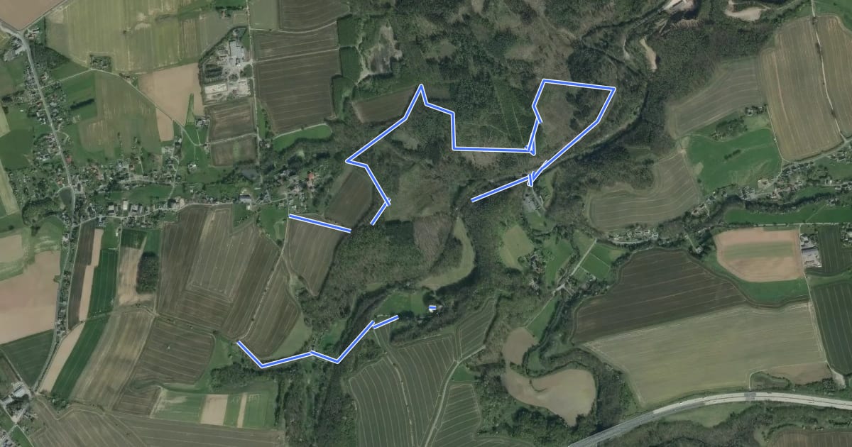 Маршрут Rundwanderweg Otterberg-Aussicht на спутниковом снимке