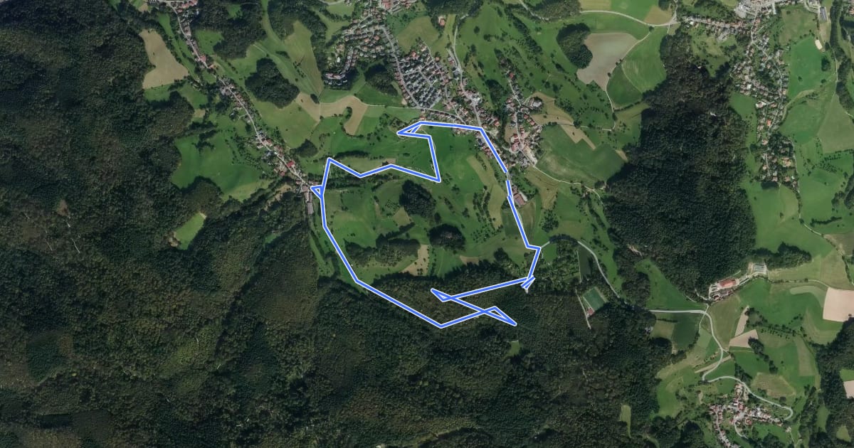 Маршрут Rundwanderweg Röckelsberg 4: Röckelsberg-Weg на спутниковом снимке