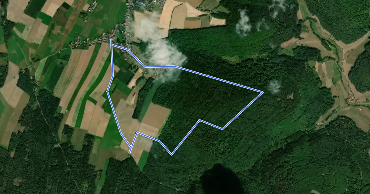 Маршрут Rundwanderweg Römerbad 5 на спутниковом снимке