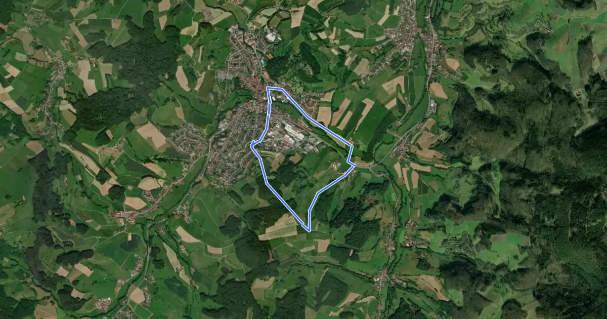 Маршрут Rundwanderweg Reichelsheim 3 на спутниковом снимке