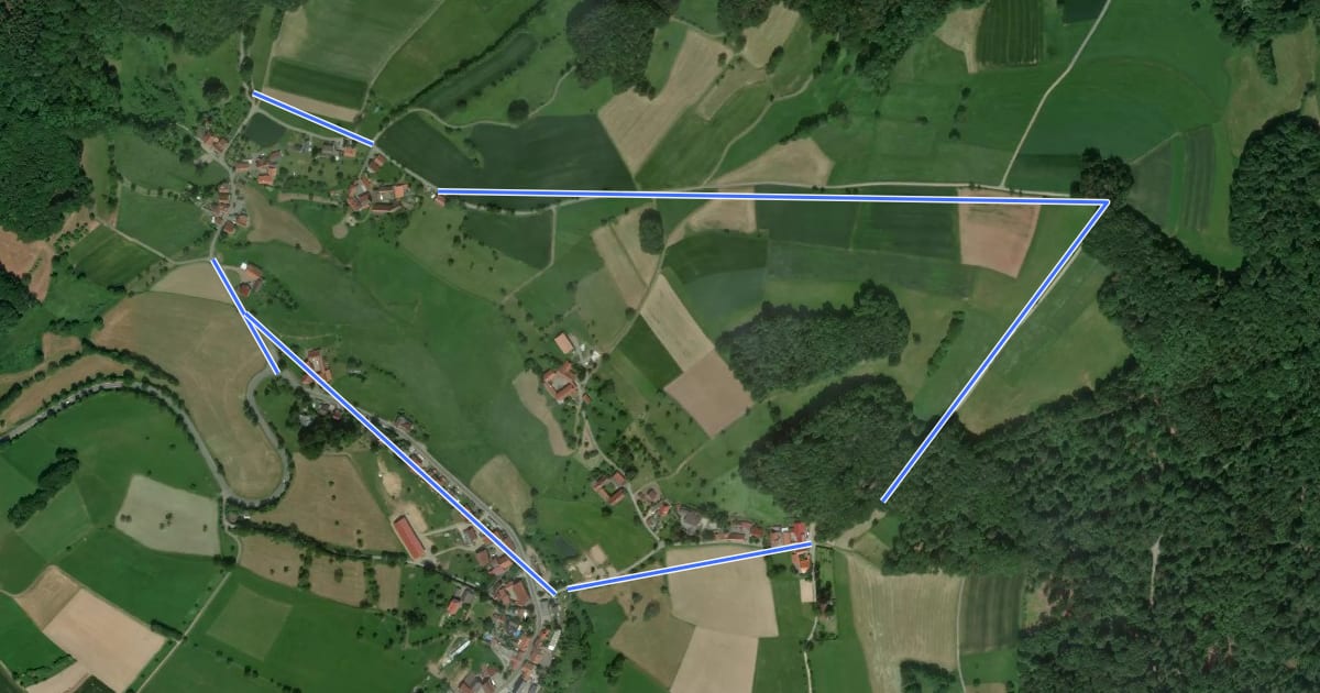 Маршрут Rundwanderweg Reichelsheim Freiheit 4: Panorama-Weg на спутниковом снимке