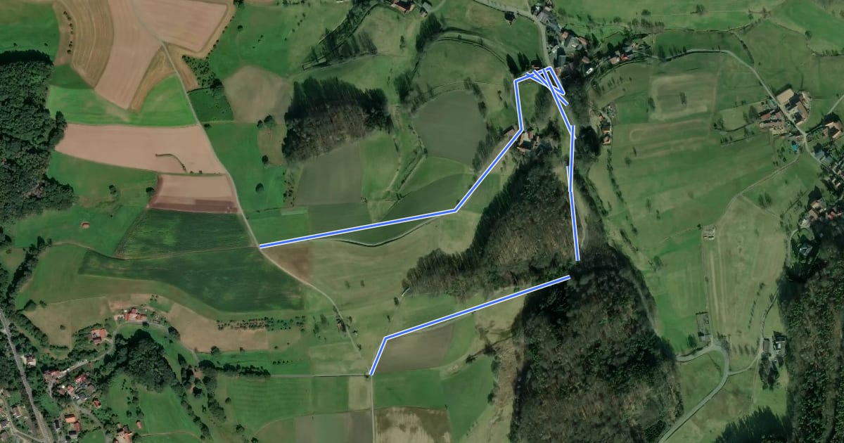 Маршрут Rundwanderweg Reichelsheim Rohrbach 5: Hohlklingenweg на спутниковом снимке