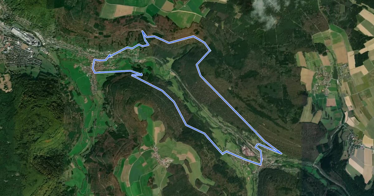 Маршрут Rundwanderweg Rippberg 3: Schneeberg-Weg на спутниковом снимке