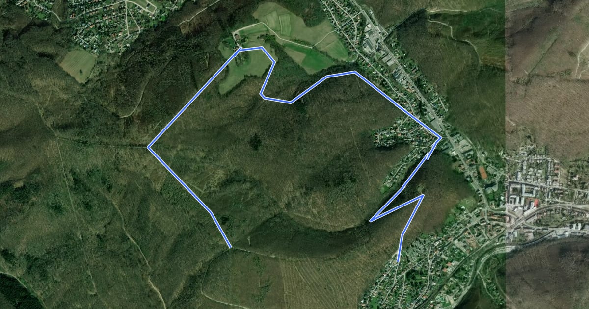 Маршрут Rundwanderweg Süßfeld на спутниковом снимке