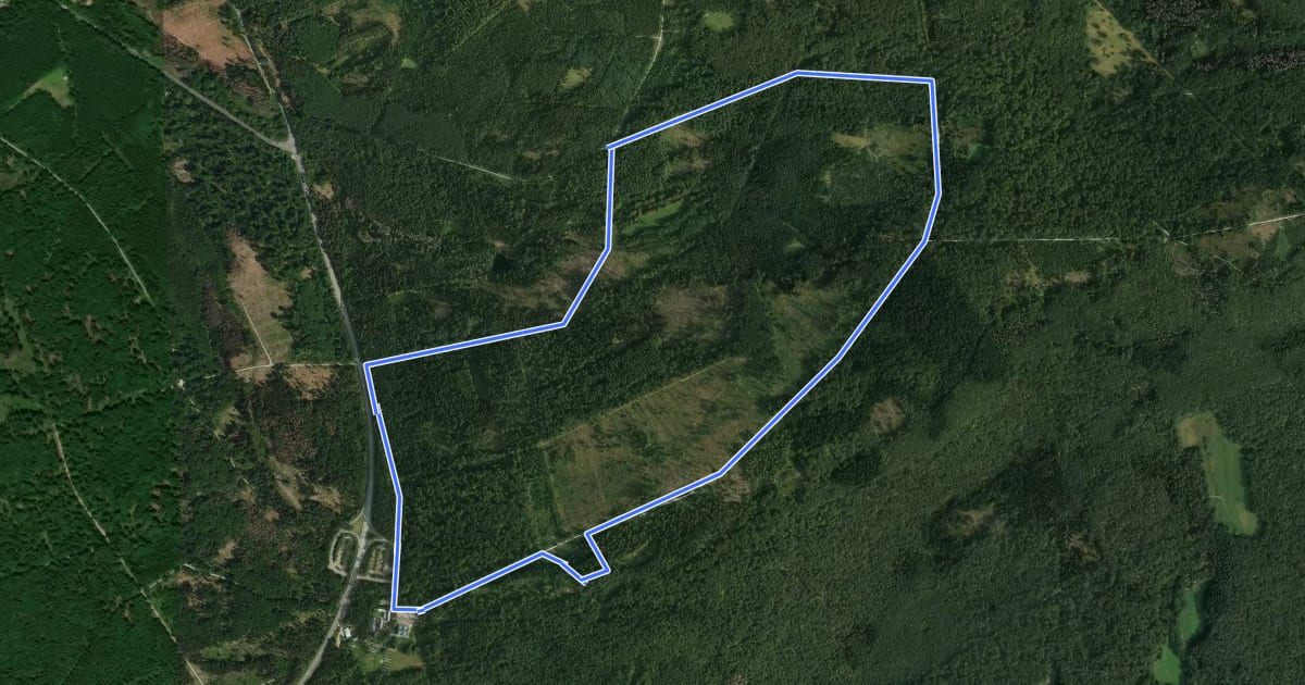 Маршрут Rundwanderweg Schmetterling на спутниковом снимке