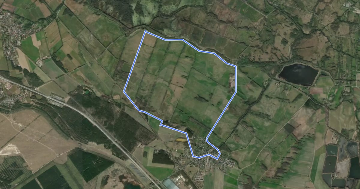 Маршрут Rundwanderweg Schwarzer Berg на спутниковом снимке