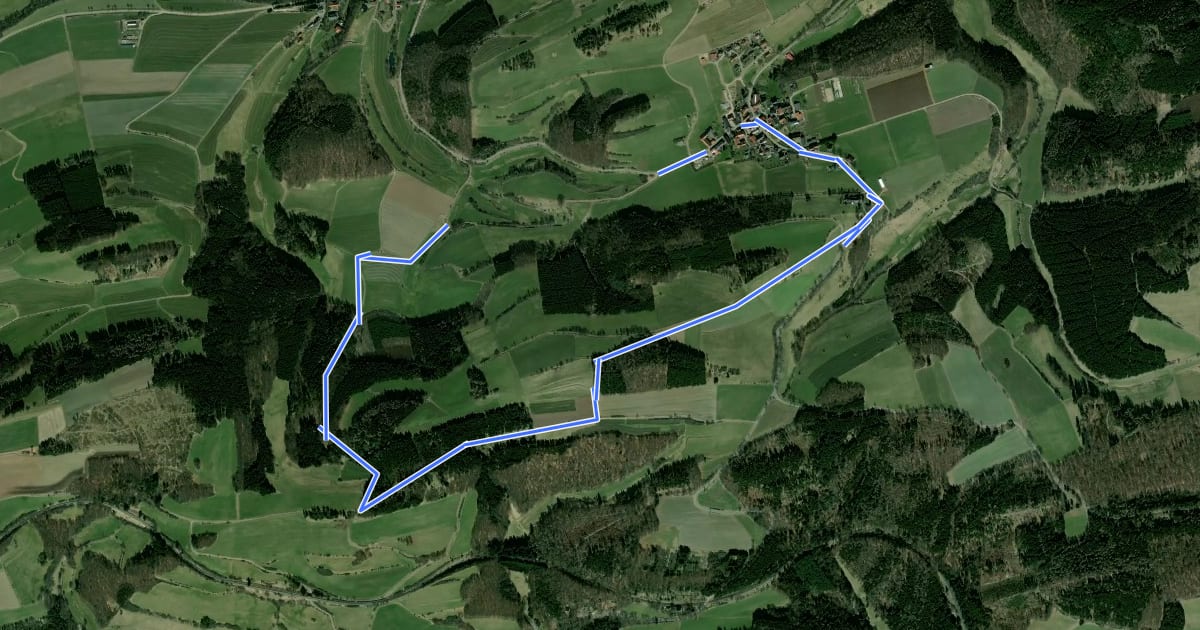 Маршрут Rundwanderweg Schweinsbühl 2 Alte Eiche-Winterscheid на спутниковом снимке