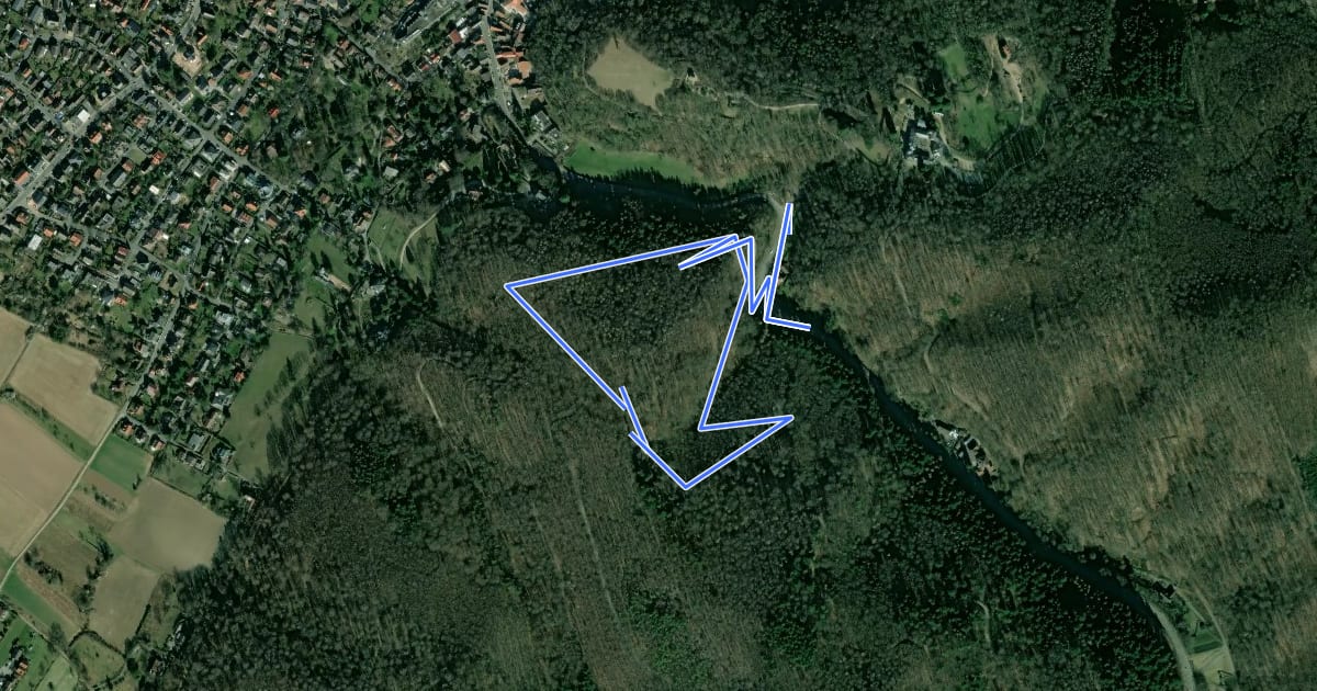 Маршрут Rundwanderweg Seeheim-Jugenheim Nonnenbrunnen 2: Melibokusweg на спутниковом снимке