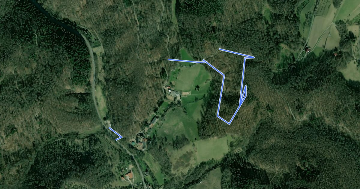 Маршрут Rundwanderweg Seeheim-Jugenheim Talhof 5: Hechlersgrund-Weg на спутниковом снимке