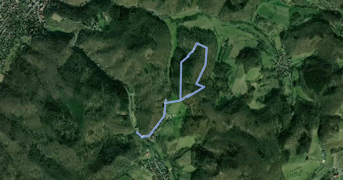 Маршрут Rundwanderweg Seeheim-Jugenheim Talhof 6: Goschenrod-Weg на спутниковом снимке