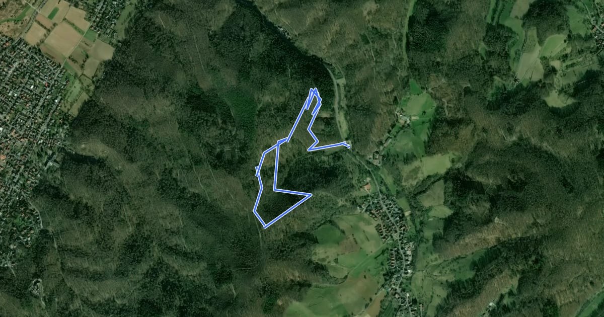 Маршрут Rundwanderweg Seeheim-Jugenheim Talhof 7: Kisselsgrund-Weg на спутниковом снимке