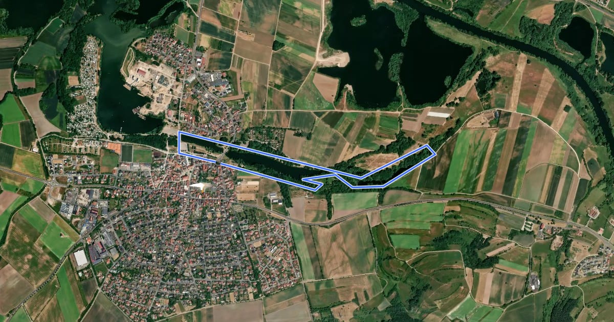 Маршрут Rundwanderweg Steigerwaldrunde Sander Altmain на спутниковом снимке