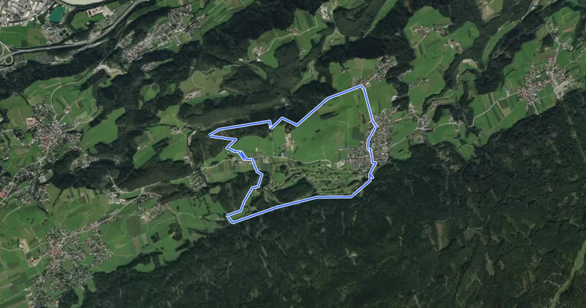 Маршрут Rundwanderweg Teufelsmühle на спутниковом снимке