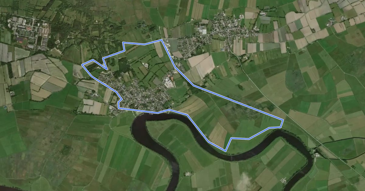 Маршрут Rundwanderweg - Tour 2 на спутниковом снимке