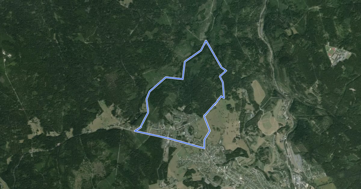 Маршрут Rundwanderweg um das Steinbachtal на спутниковом снимке