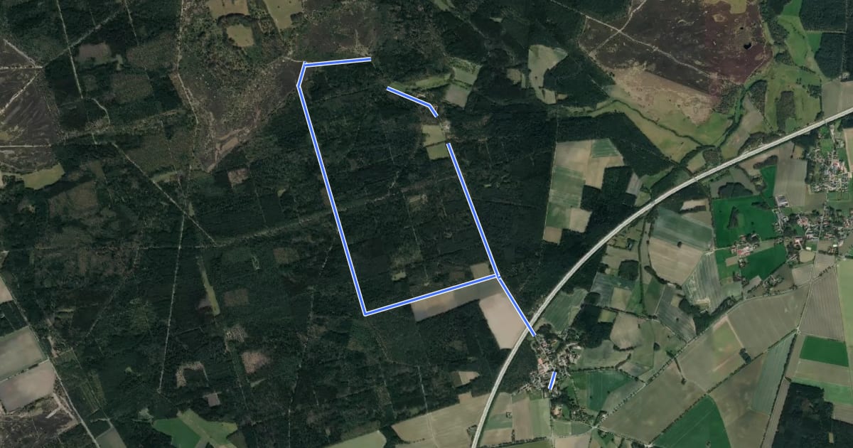 Маршрут Rundwanderweg Volkwardingen V2 на спутниковом снимке