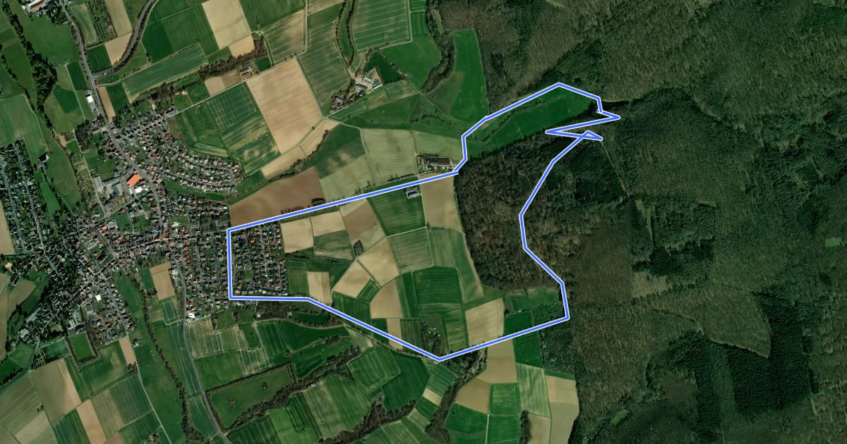 Маршрут Rundwanderweg Würges 5 Um den Alsdorfer Weiher на спутниковом снимке