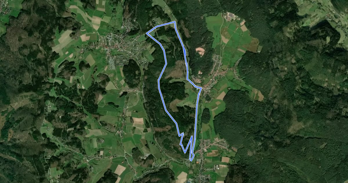 Маршрут Rundwanderweg Wahlen 1: Hammelberg Weg на спутниковом снимке