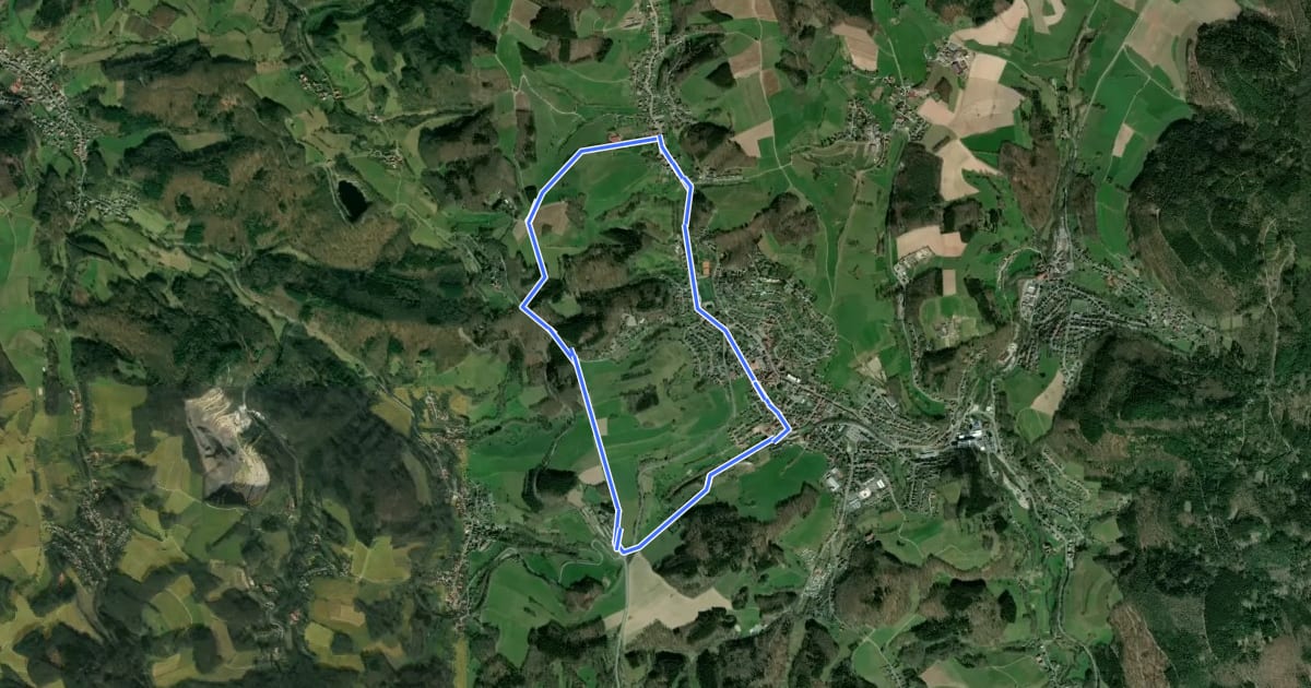 Маршрут Rundwanderweg Wald-Michelbach 3: Schimmelberg-Weg на спутниковом снимке