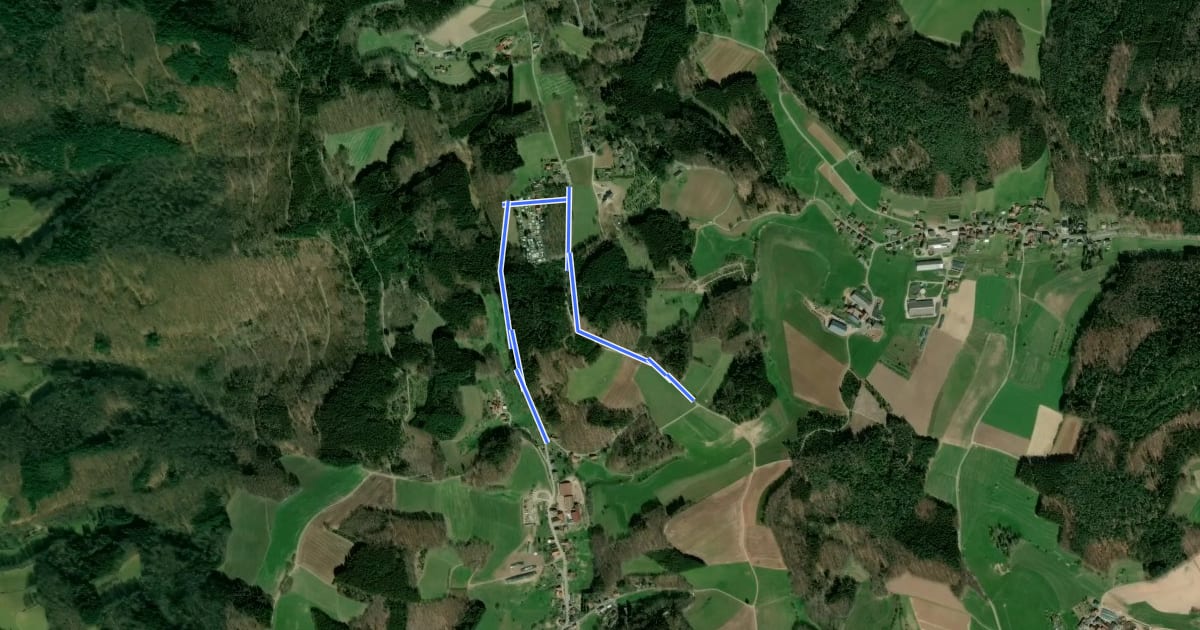 Маршрут Rundwanderweg Wald-Michelbach Am Bannholz 2: Katzensteg-Weg на спутниковом снимке
