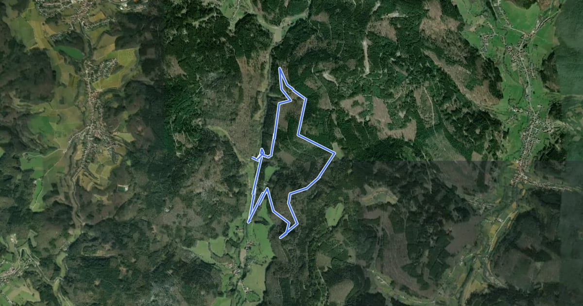 Маршрут Rundwanderweg Wald-Michelbach Lichtenklingen 4: Adlerstein-Weg на спутниковом снимке