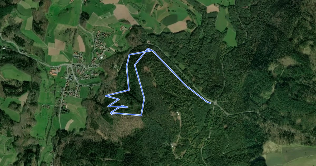 Маршрут Rundwanderweg Wegscheide I 3 : Kahlberg-Weg на спутниковом снимке