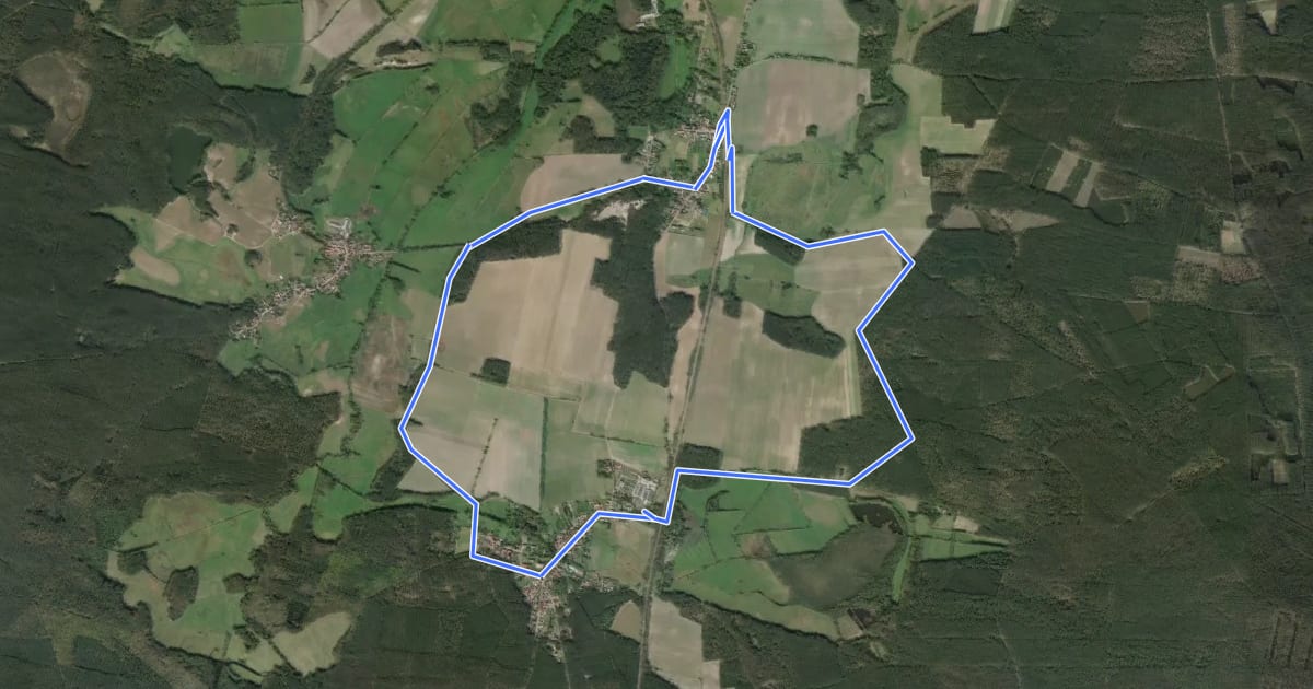 Маршрут Rundwanderweg Weinberg на спутниковом снимке