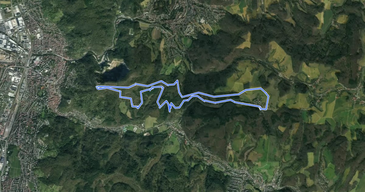 Маршрут Rundwanderweg Weinheim Wachenburg 4: Schubertstein-Weg на спутниковом снимке