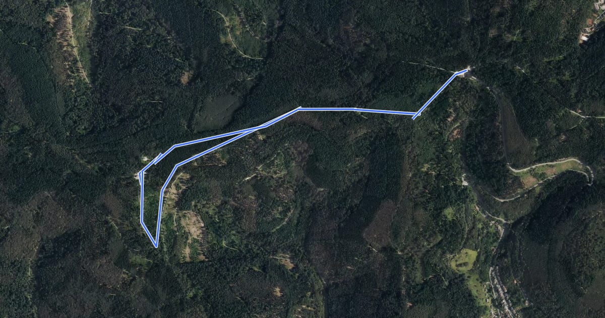 Маршрут Rundwanderweg Wilhelmsfeld 10 : Weißer-Stein-Weg на спутниковом снимке