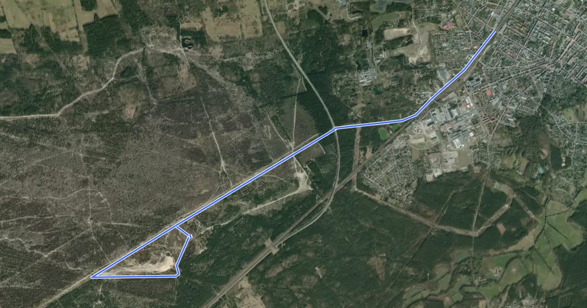Маршрут Rundwanderweg Wurzelberg на спутниковом снимке