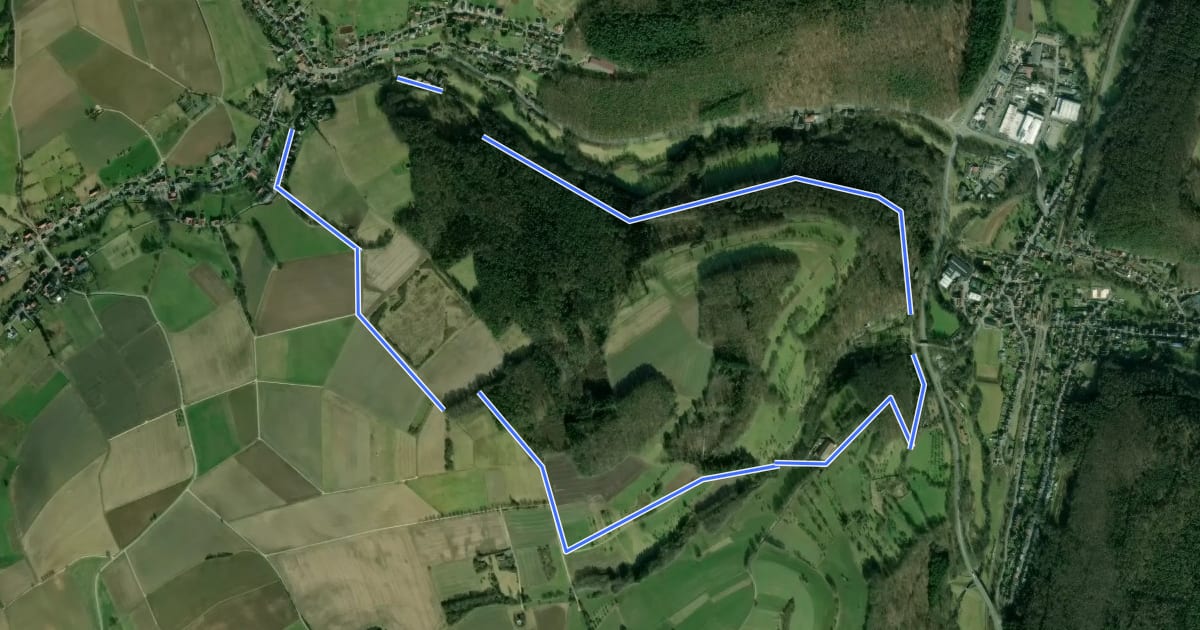 Маршрут Rundwanderweg Zell 4 : Brombach-Weg на спутниковом снимке