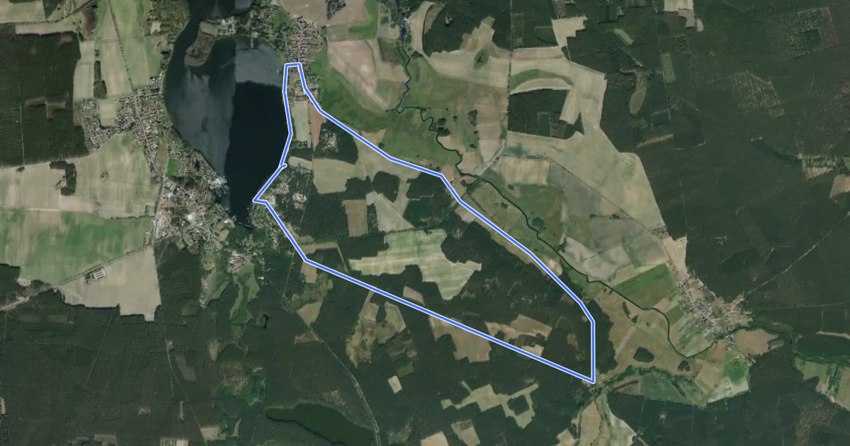 Маршрут Rundwanderwg Baroldmühle-Weinberg-Spitzberg-Hoffnungsbay на спутниковом снимке
