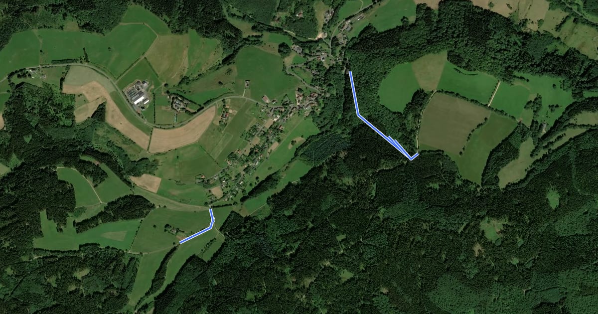 Маршрут Rundweg 11 на спутниковом снимке