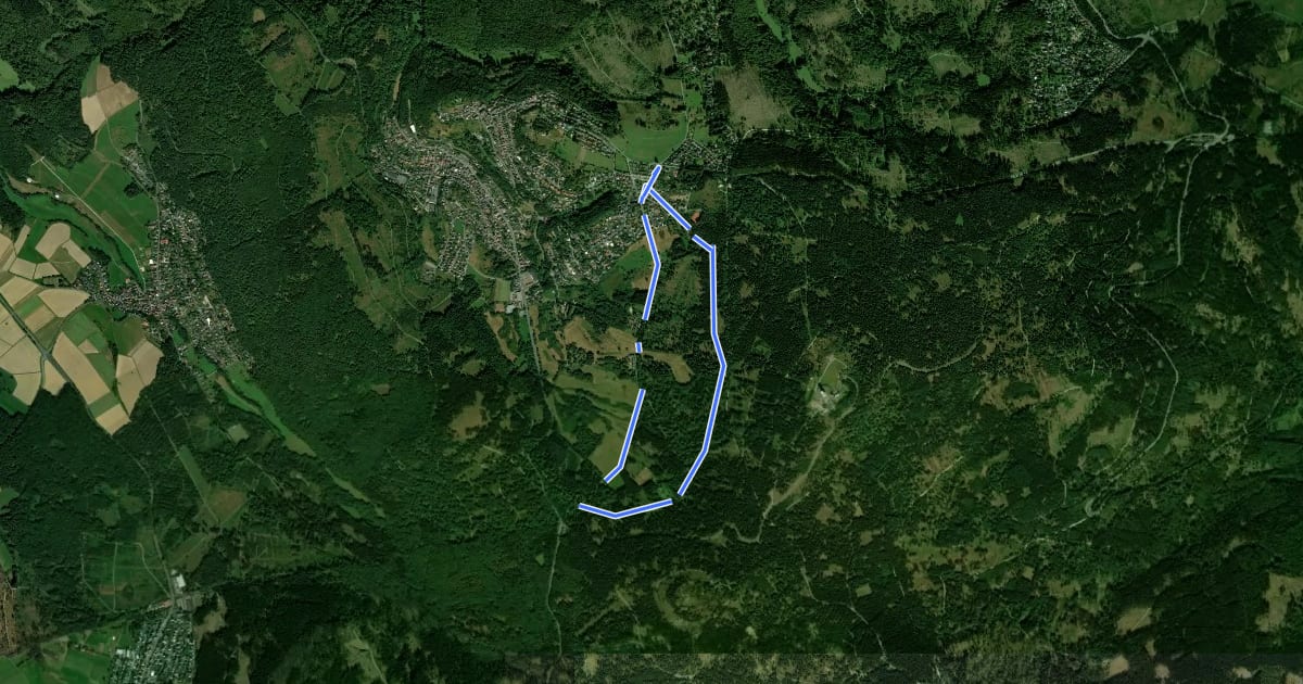 Маршрут Rundweg 2 Oberreifenberg на спутниковом снимке