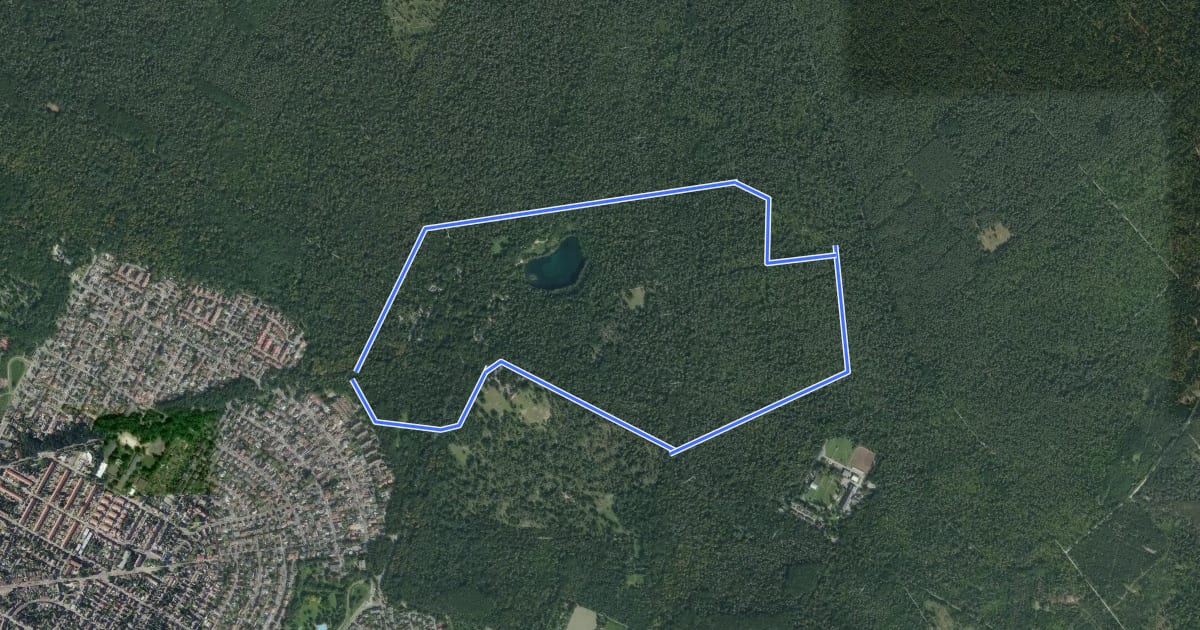 Маршрут Rundweg 3, Dünenweg на спутниковом снимке