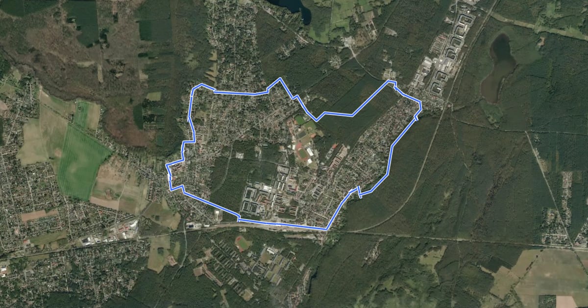 Маршрут Rundweg 5 Eggersdorf - Annatal на спутниковом снимке