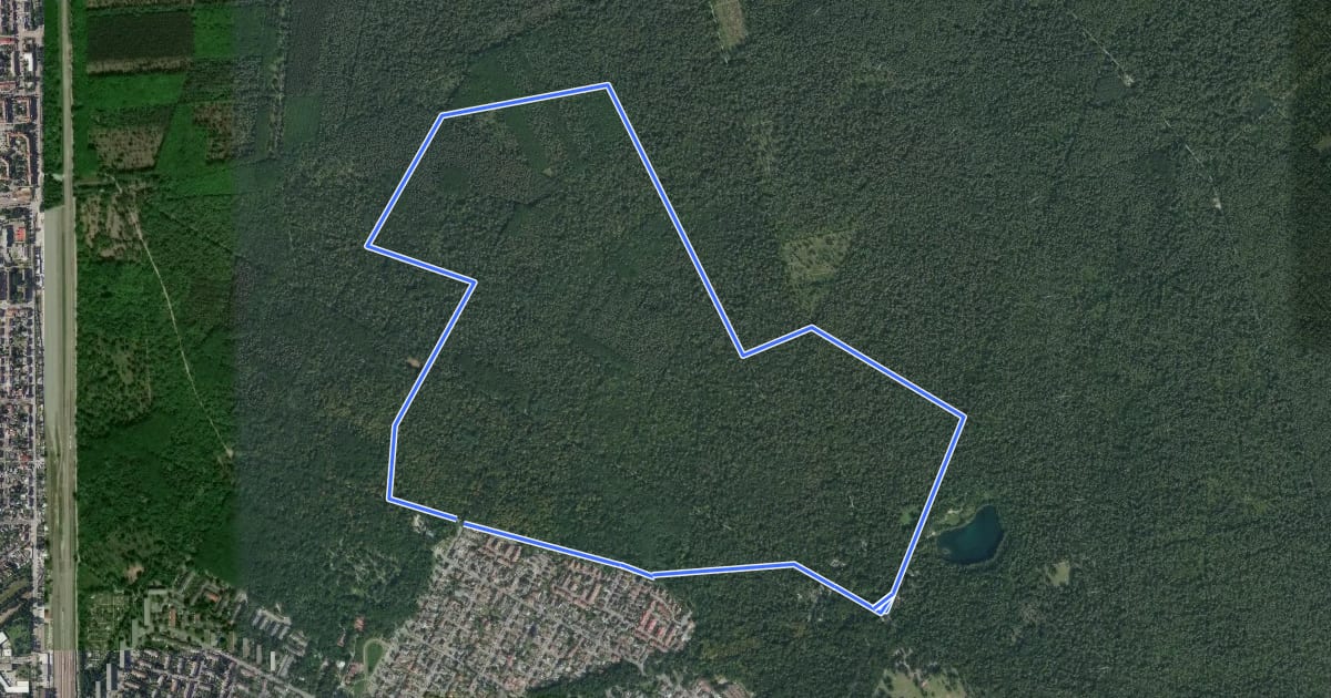 Маршрут Rundweg 6, Kugelfangweg на спутниковом снимке