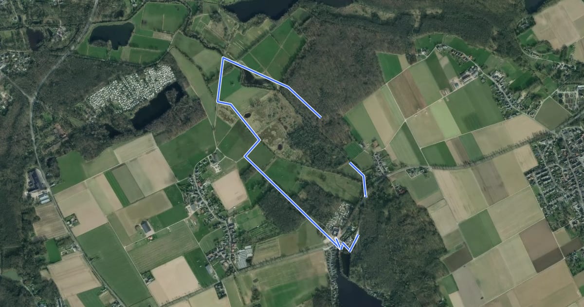 Маршрут Rundweg "A10 Hariksee" на спутниковом снимке