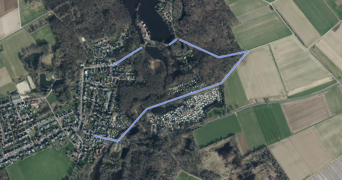 Маршрут Rundweg A11 Brempter Mühle на спутниковом снимке