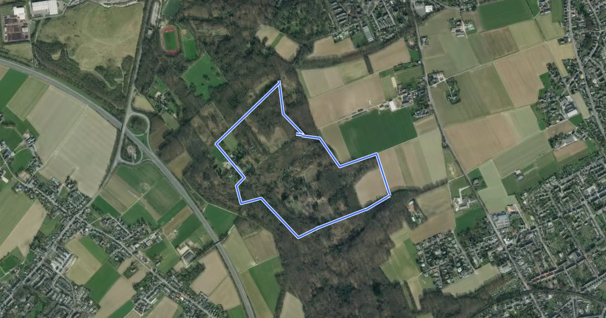 Маршрут Rundweg A2 Holtzhof на спутниковом снимке