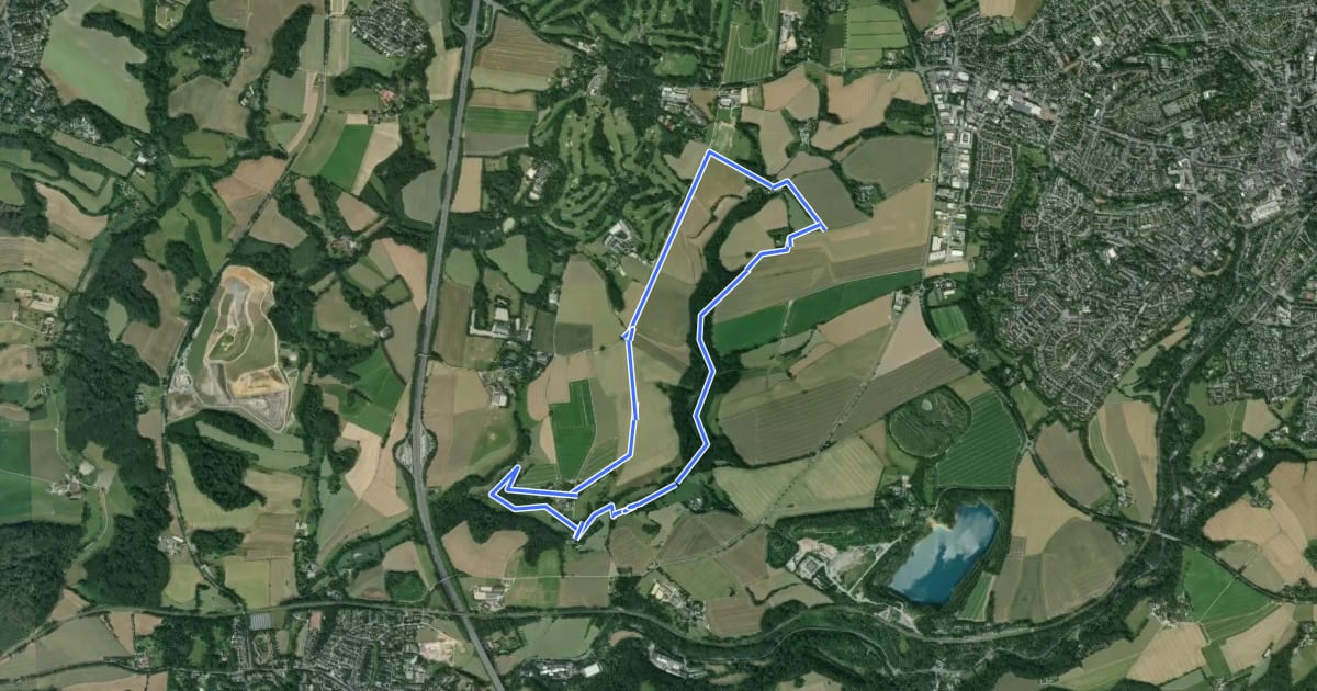 Маршрут Rundweg A2 Kißberg на спутниковом снимке